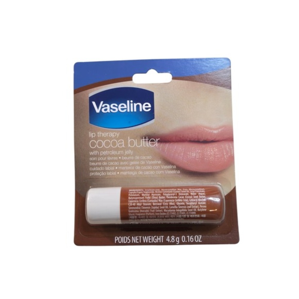VASELINE LIP‎ THERAPY LIP BALM (COCOA BUTTER) - PETROLEUM JELLY TUBE CHAPSTICK